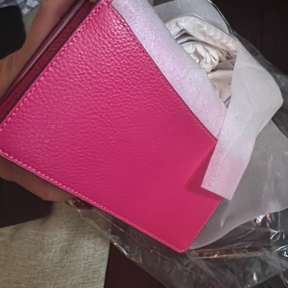 COACH Anna Foldover Clutch Crossbody With Chain - Picture 8 of 9